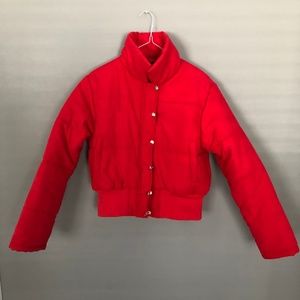 Puffy Red Jacket